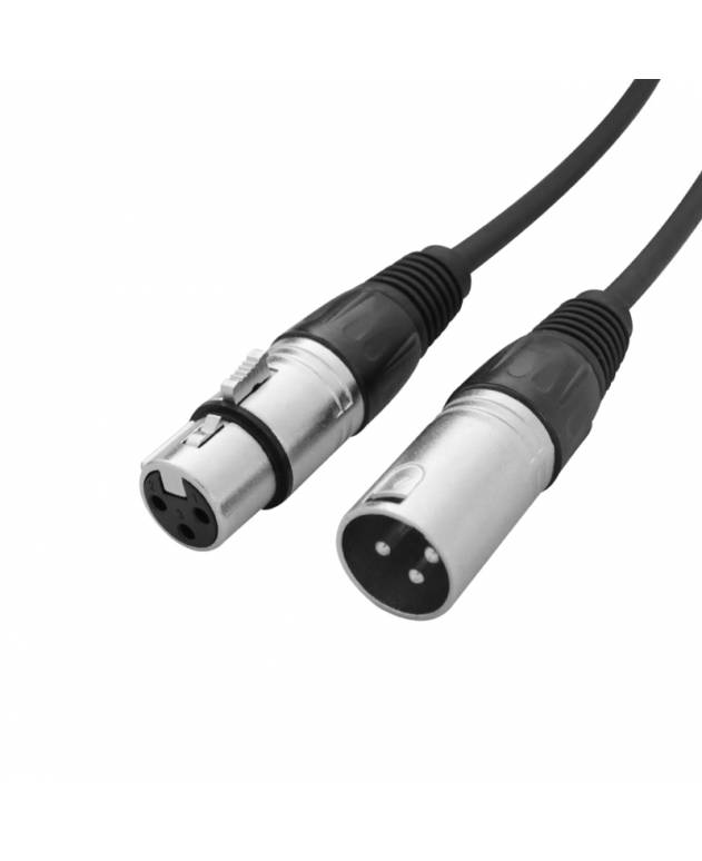 KLOTZ M1 MIC CABLE NOIR 3M XLR 3 MALE - PLUG 2P NEUTRIK