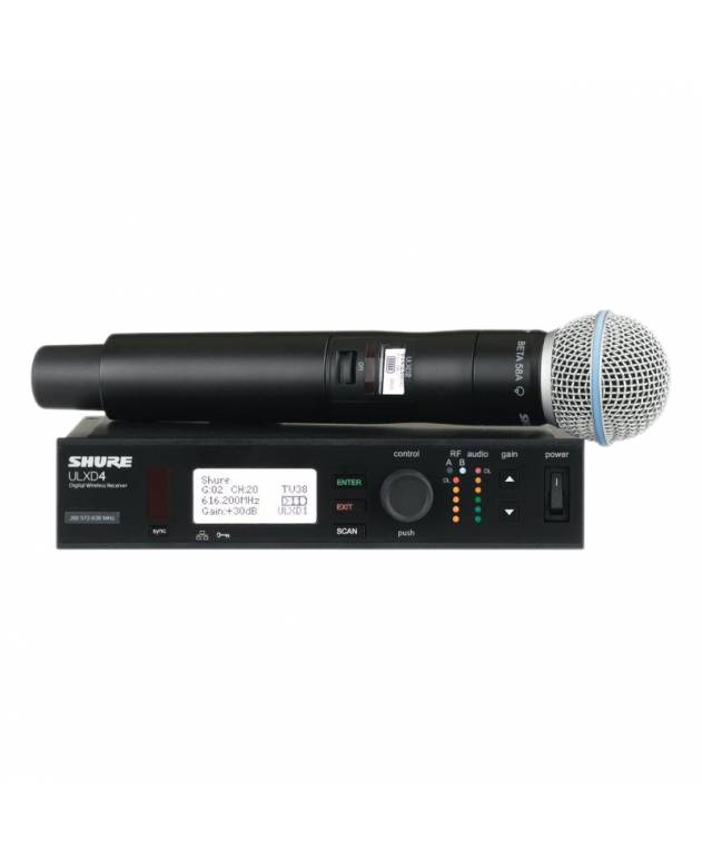 Recount picture Specialize Shure ULXD24/SM58 Digital Wireless Handheld Microphone System with SM58  Capsule