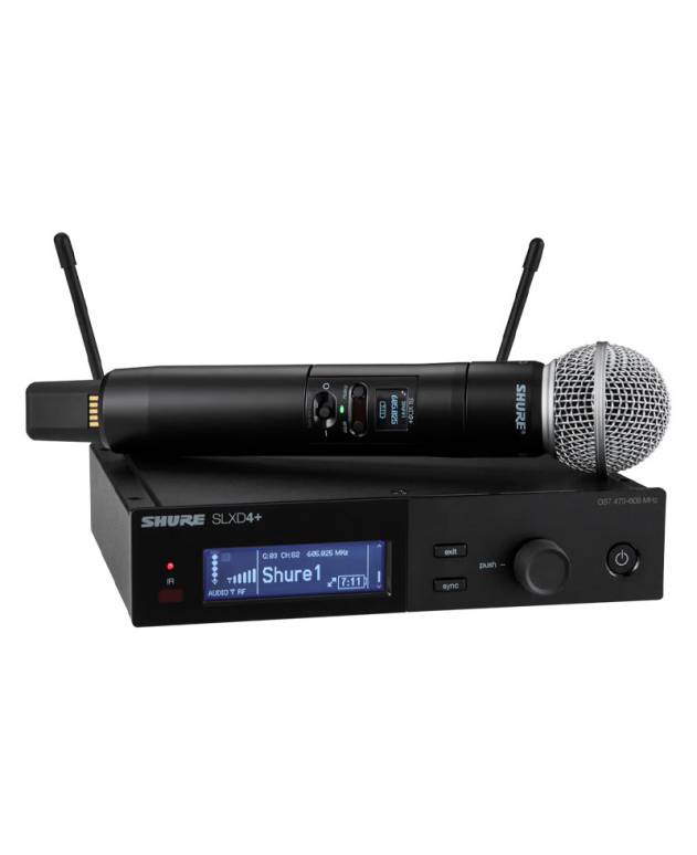 Shure SLXD24+/58 Digital Wireless Handheld Microphone System with SM58 Capsule (Band: G66)